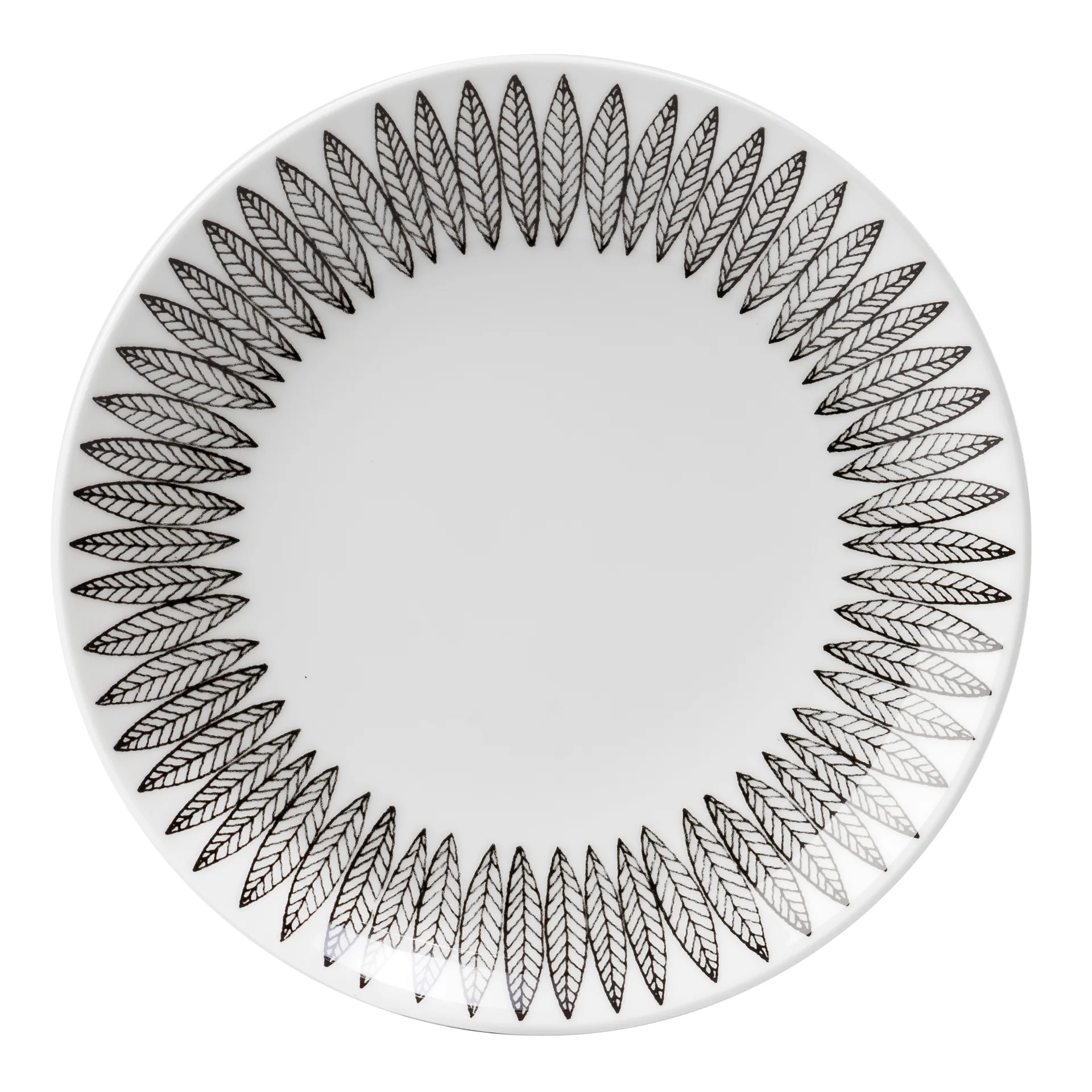 Gustafsbergs Porslinsfabrik Sort Salix tallerken Ø 28 cm