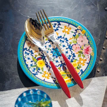 Feeling serveringsbestik - Clear red, 2 dele - Guzzini