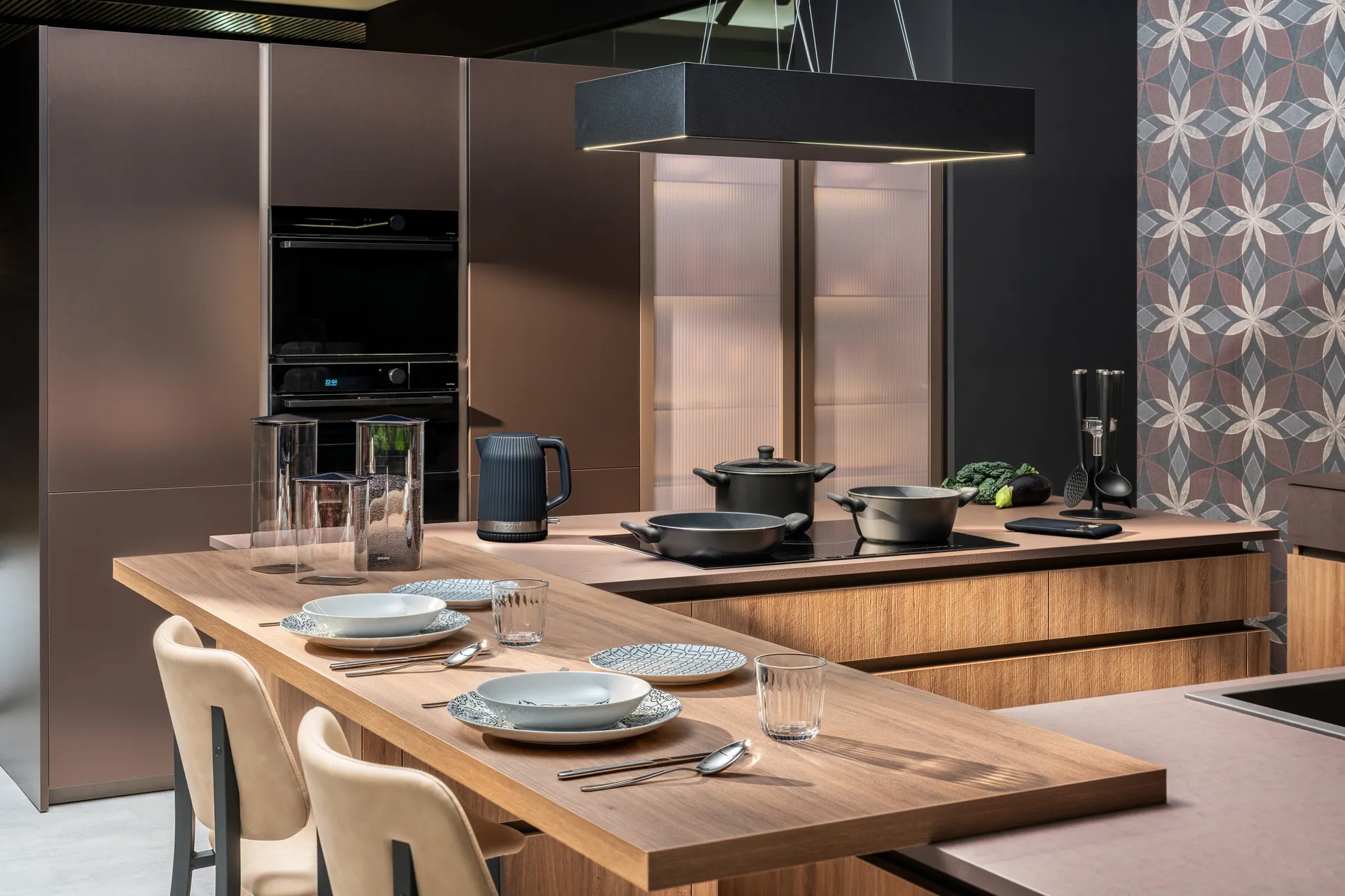 Sous chef elektrisk elkedel, Navy blue Guzzini