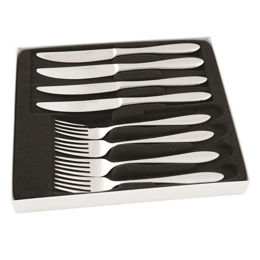 Fjord forretsbestik 8 dele, rustfrit stål Hardanger Bestikk