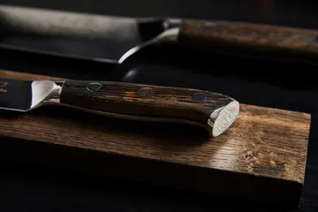 Damascus By Hâws kokke- & grøntsagsknivsæt 2-dele - Wengé - Hâws
