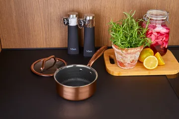 Hâws Santo gryde med låg hybridcoating 1,5 L - Rose Gold - Hâws