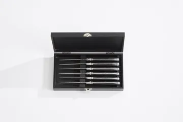 Laguiole By Hâws grillgafler 6 pak - Black Wood - Hâws