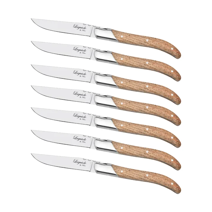 Laguiole By Hâws grillgafler 6 pak - Oak - Hâws