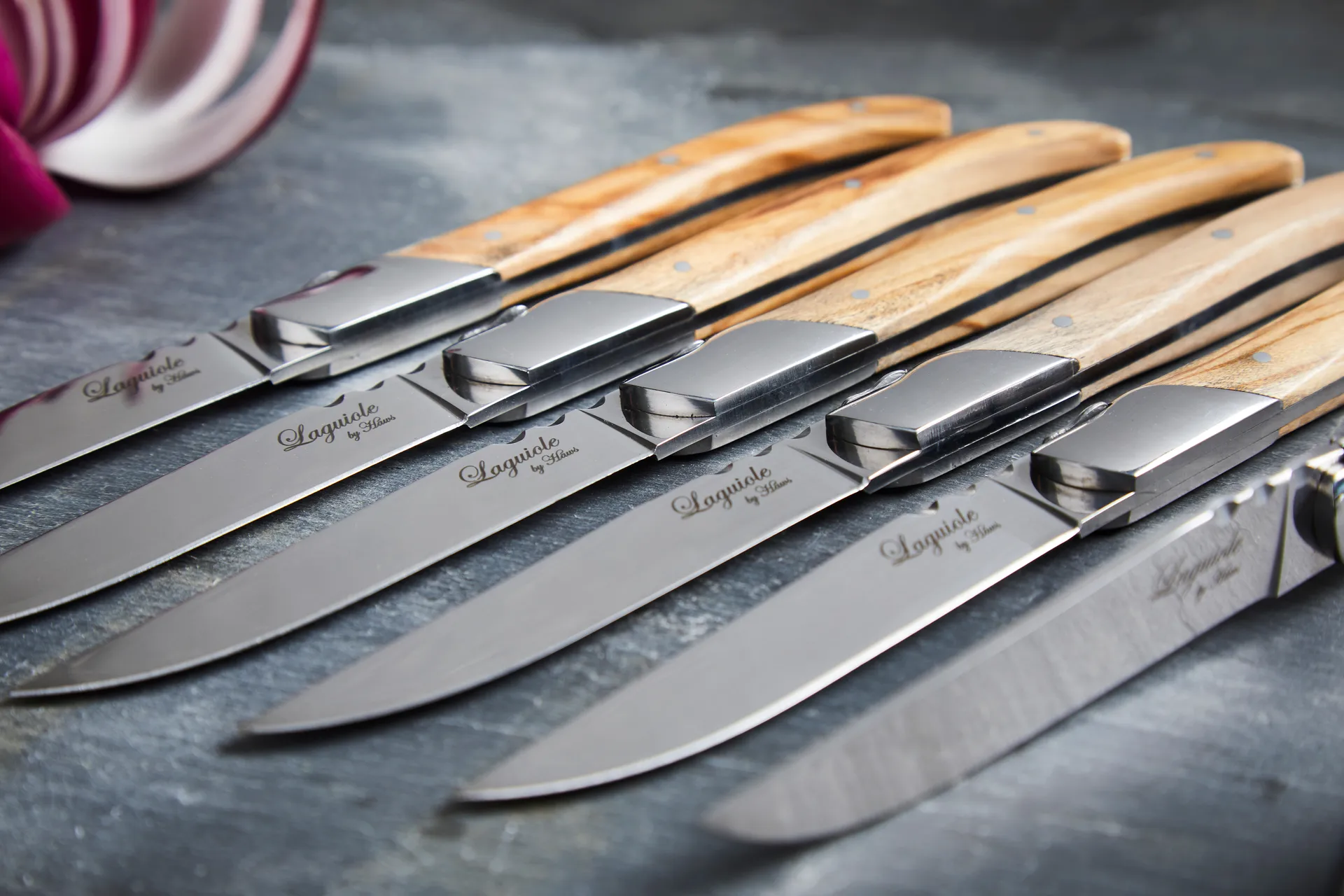 Laguiole By Hâws grillgafler 6 pak, Olive Hâws