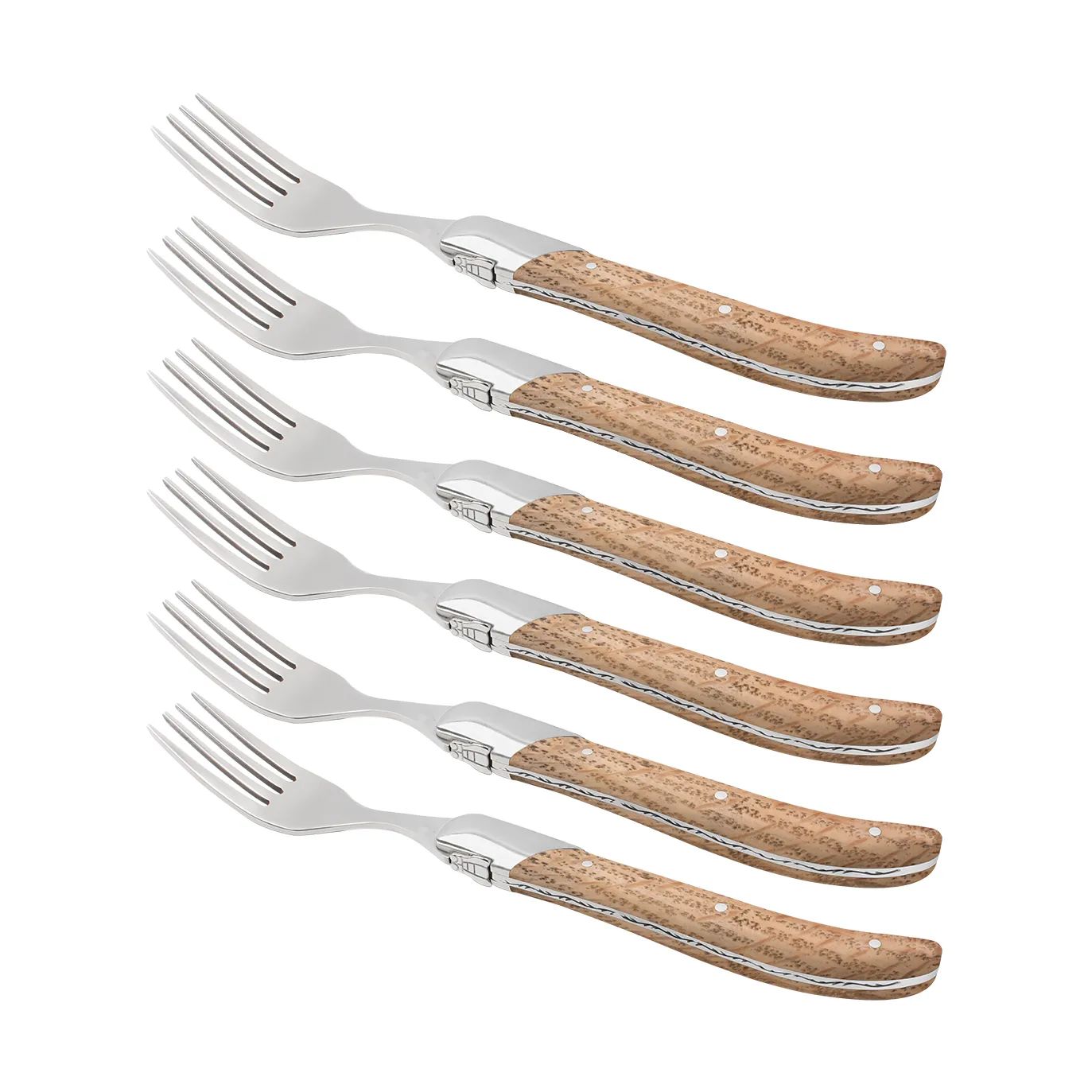 Laguiole By Hâws grillkniv 6 pak, Oak Hâws