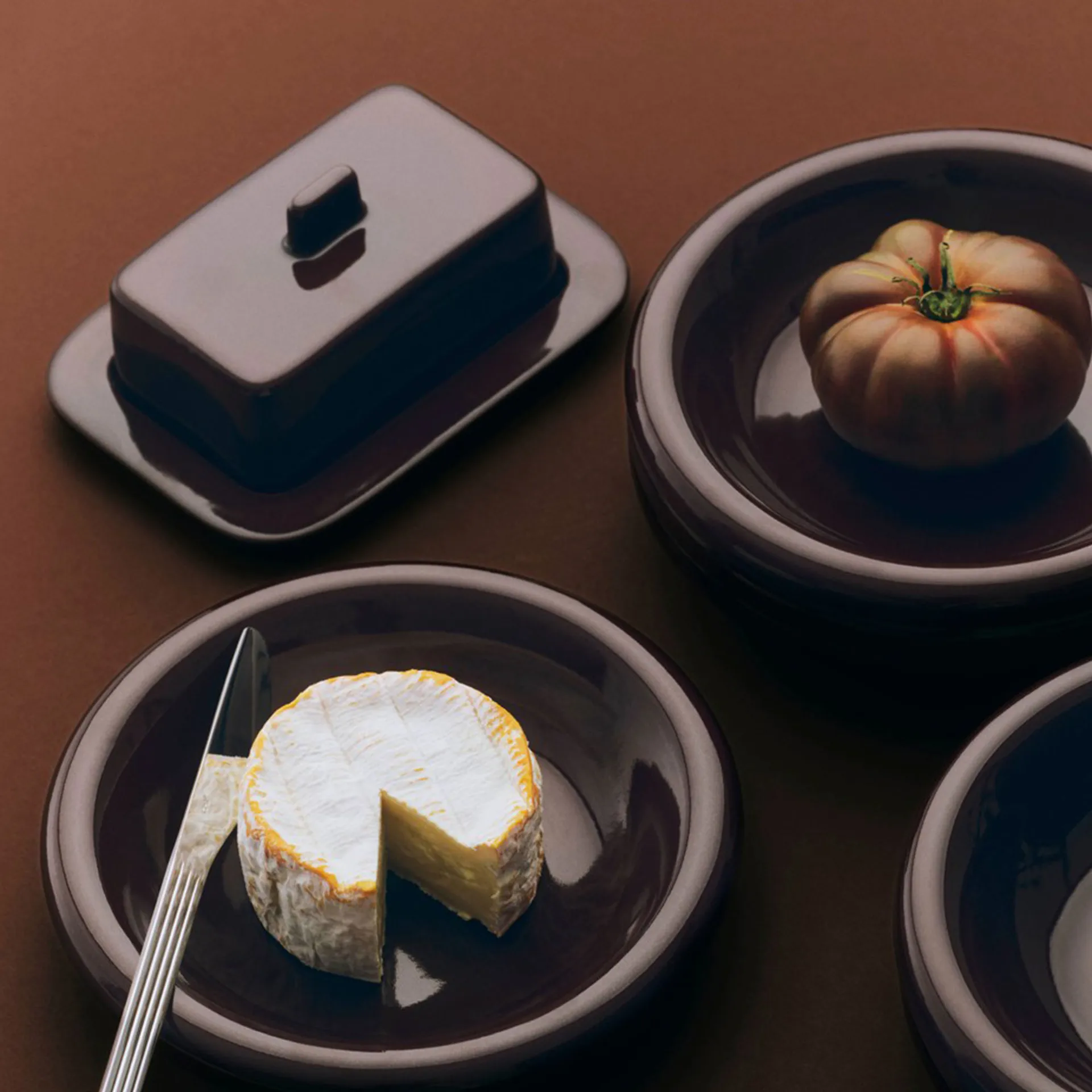 Barro smørboks, Burgundy HAY