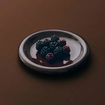 Barro tallerken - Burgundy, Ø18 cm, 2 stk. pakke - HAY