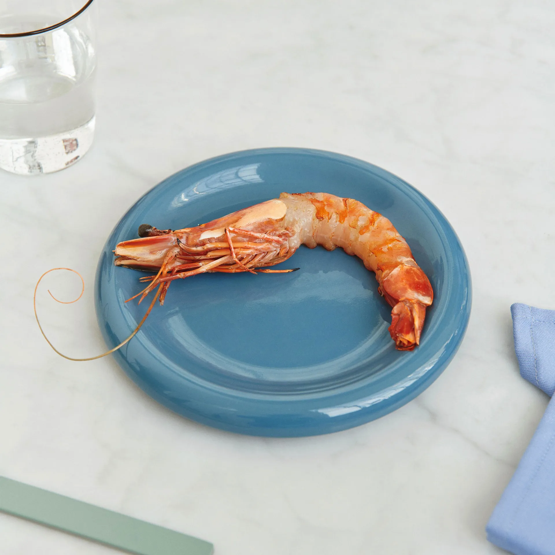 Barro tallerken, Dark blue, Ø24 cm 2-pak HAY