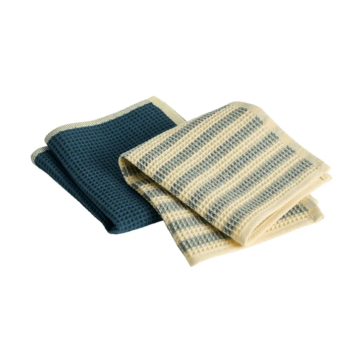Canteen opvaskeklud 31x31 cm 2-pak - Yellow-green mix - HAY