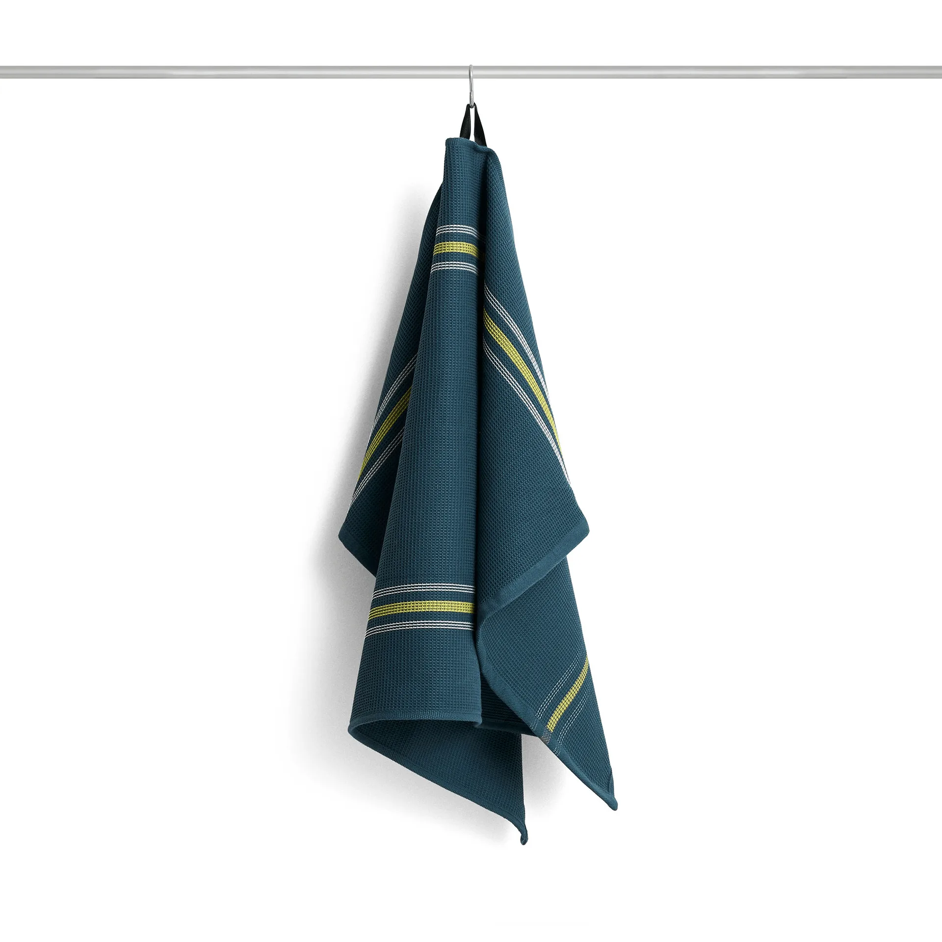Canteen viskestykke 52x80 cm, Green-yellow block stripe HAY