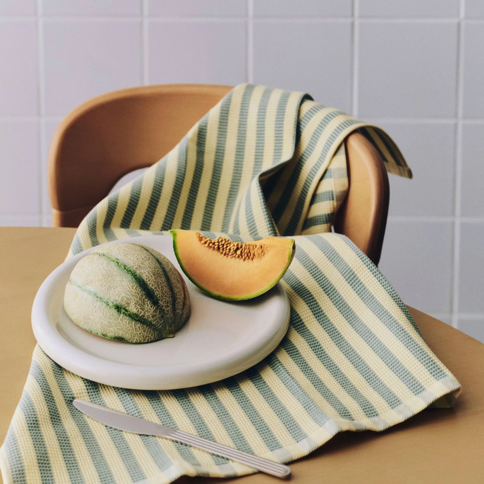 Canteen viskestykke 52x80 cm, Green-yellow HAY