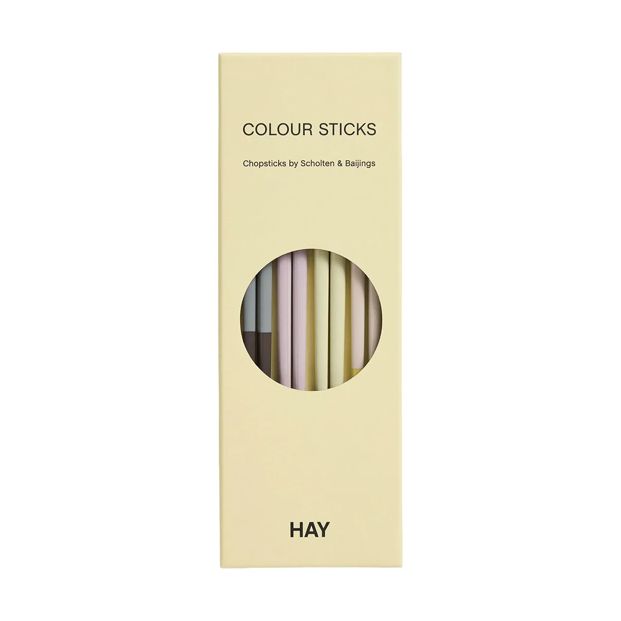 Colour spisepinde 4-pak, Pastel HAY
