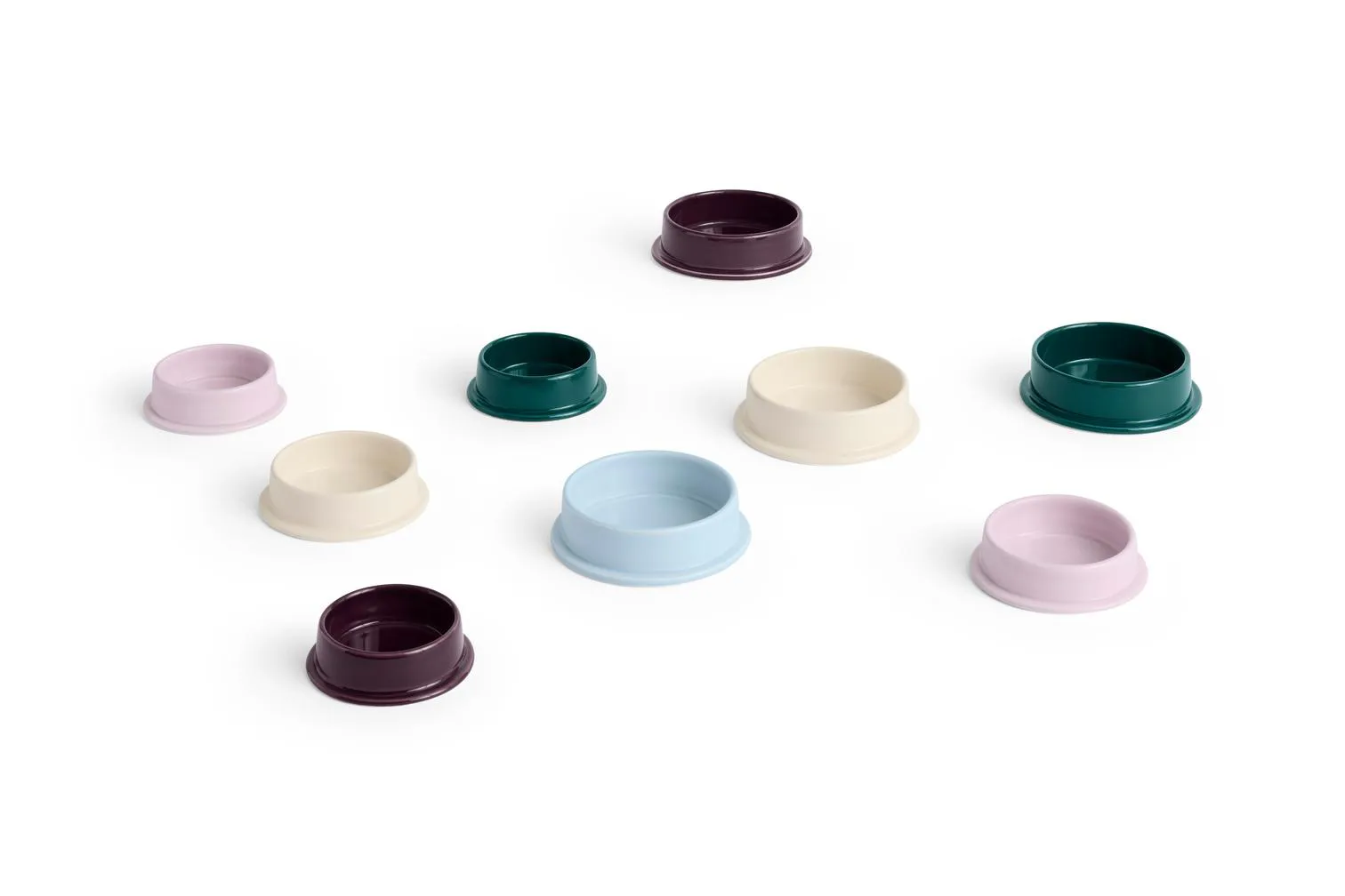 Column Candleholder fyrfadsstage S 10 cm, Dark green HAY