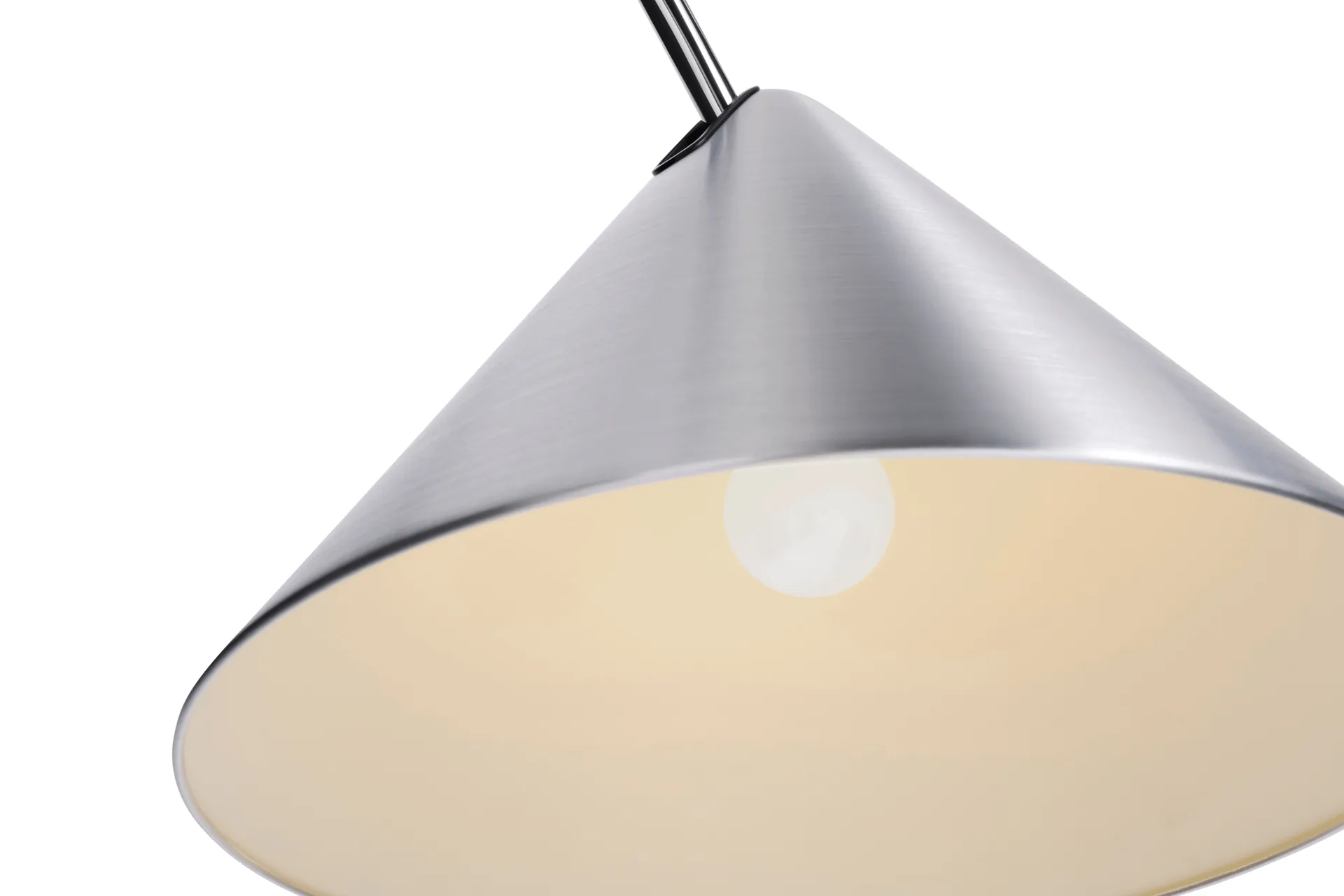 Compass gulvlampe, Sølv HAY