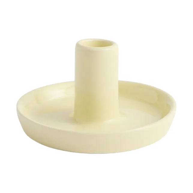 Disc lysestage - Lime white, Ø7x4 cm - HAY