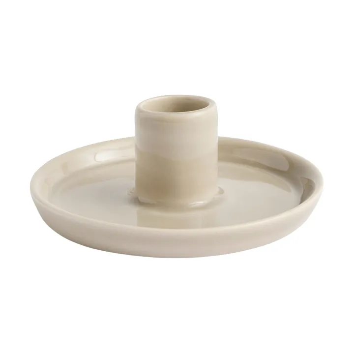 Disc lysestage - Warm grey, small, Ø10x4,8 cm - HAY