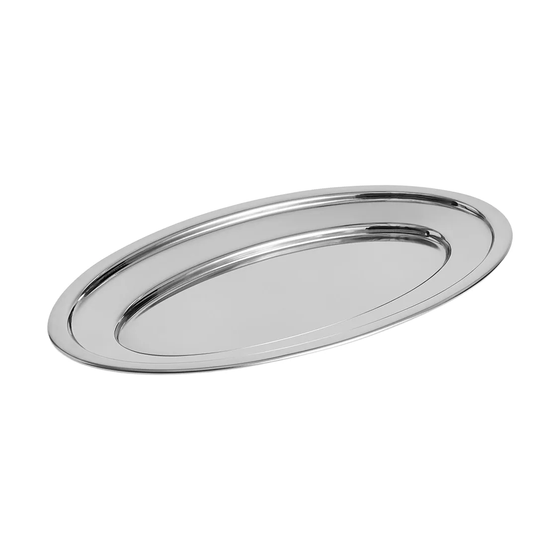 HAY Essential Steel serveringsfad Rustfrit stål, ovalt, medium