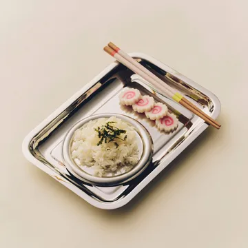 Essential Steel serveringsfad - Rustfrit stål, rektangulær, small - HAY