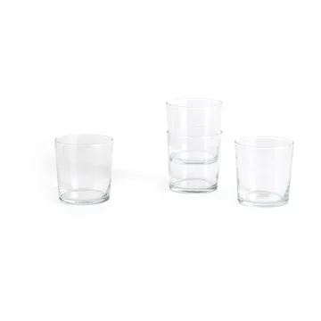 Glas drikkeglas M 36 cl 4-pak - Klar - HAY