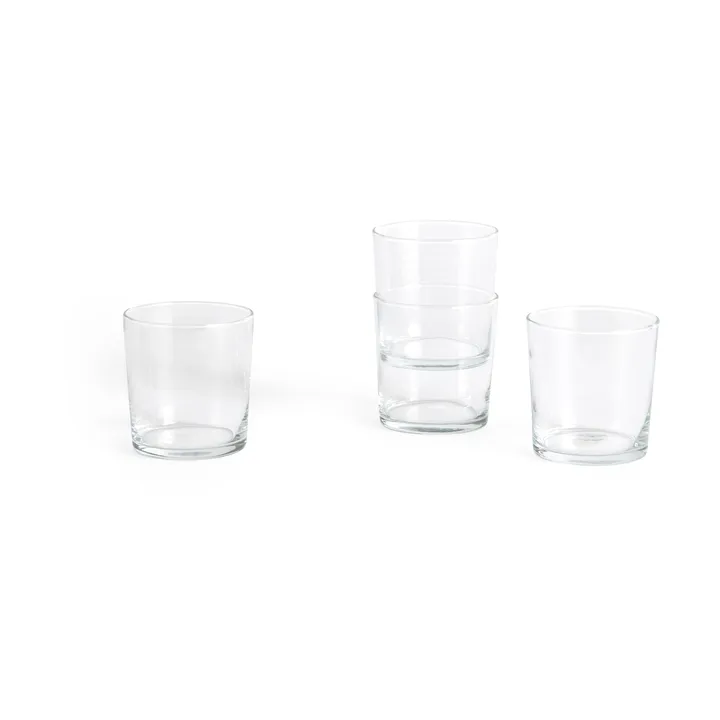 Glas drikkeglas M 36 cl 4-pak - Klar - HAY