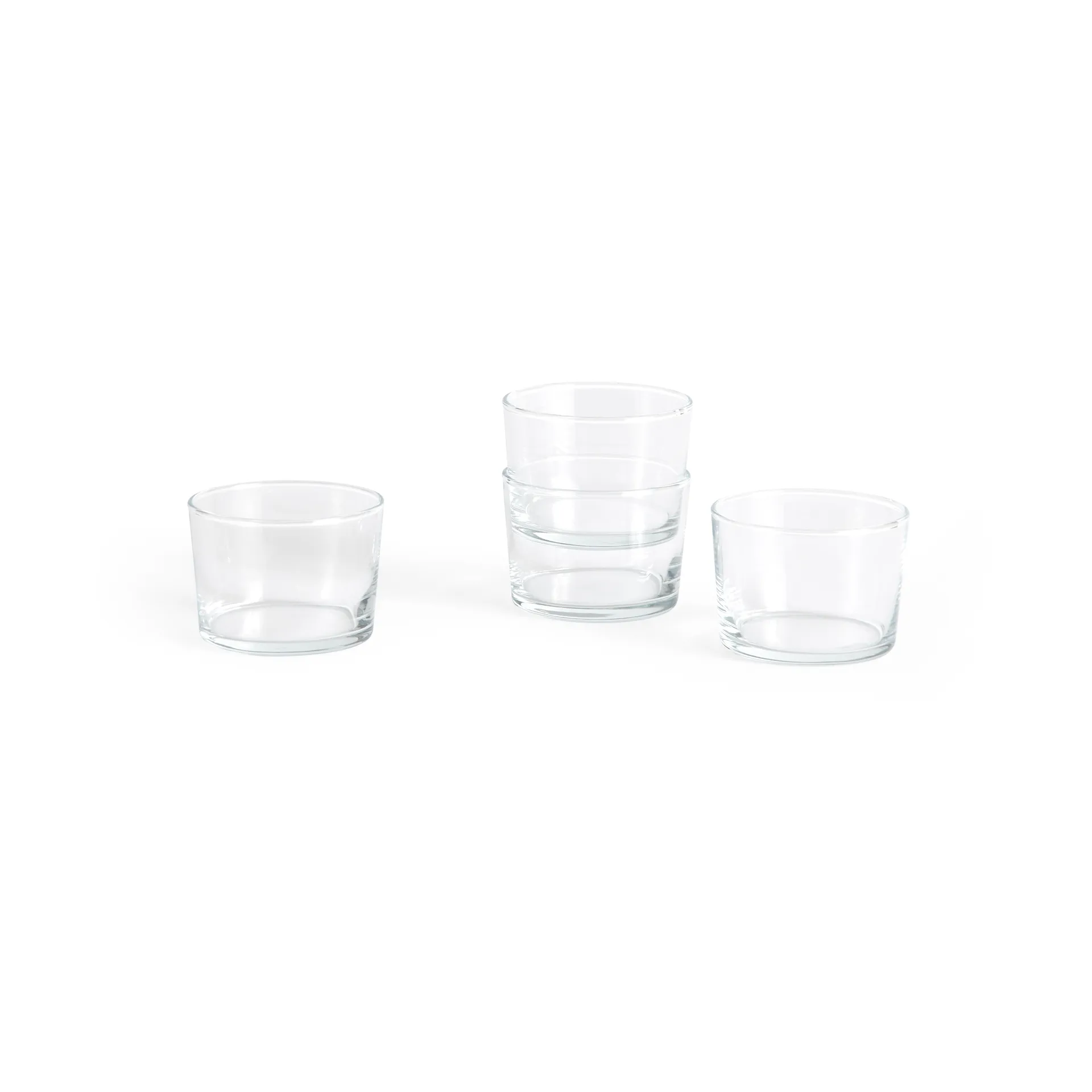 Glas drikkeglas S 22 cl 4-pak, Klar HAY