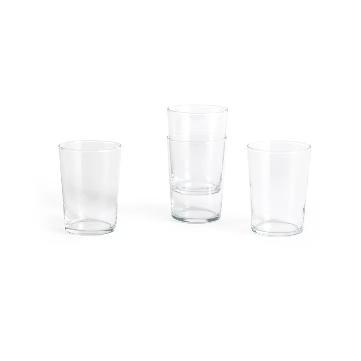 Glass drikkeglas L 49 cl 4 pak - Klar - HAY
