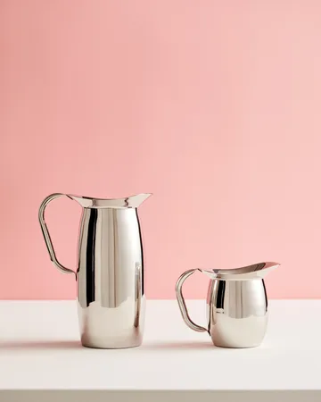 Indian Steel Pitcher kande - Tall 0,9 L - HAY