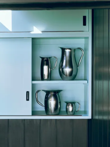Indian Steel Pitcher kande - Tall 0,9 L - HAY
