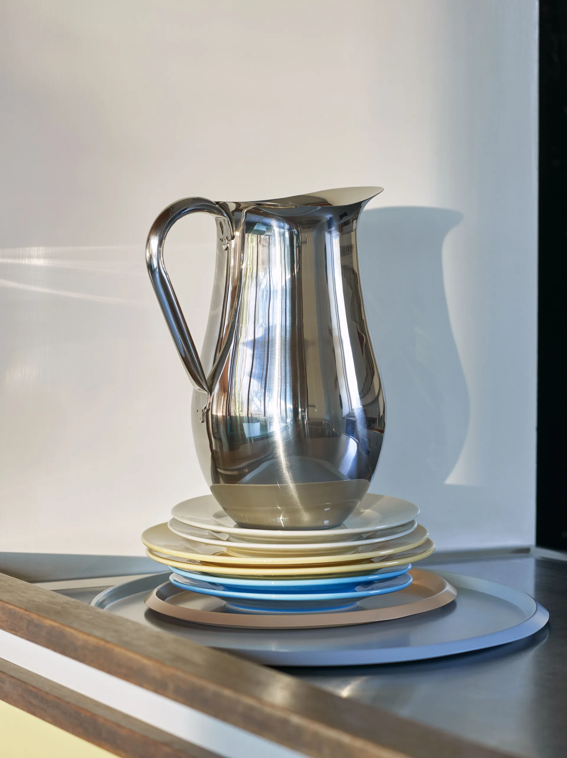Indian Steel Pitcher No. 2 kande 3,25 L, Rustfrit stål HAY