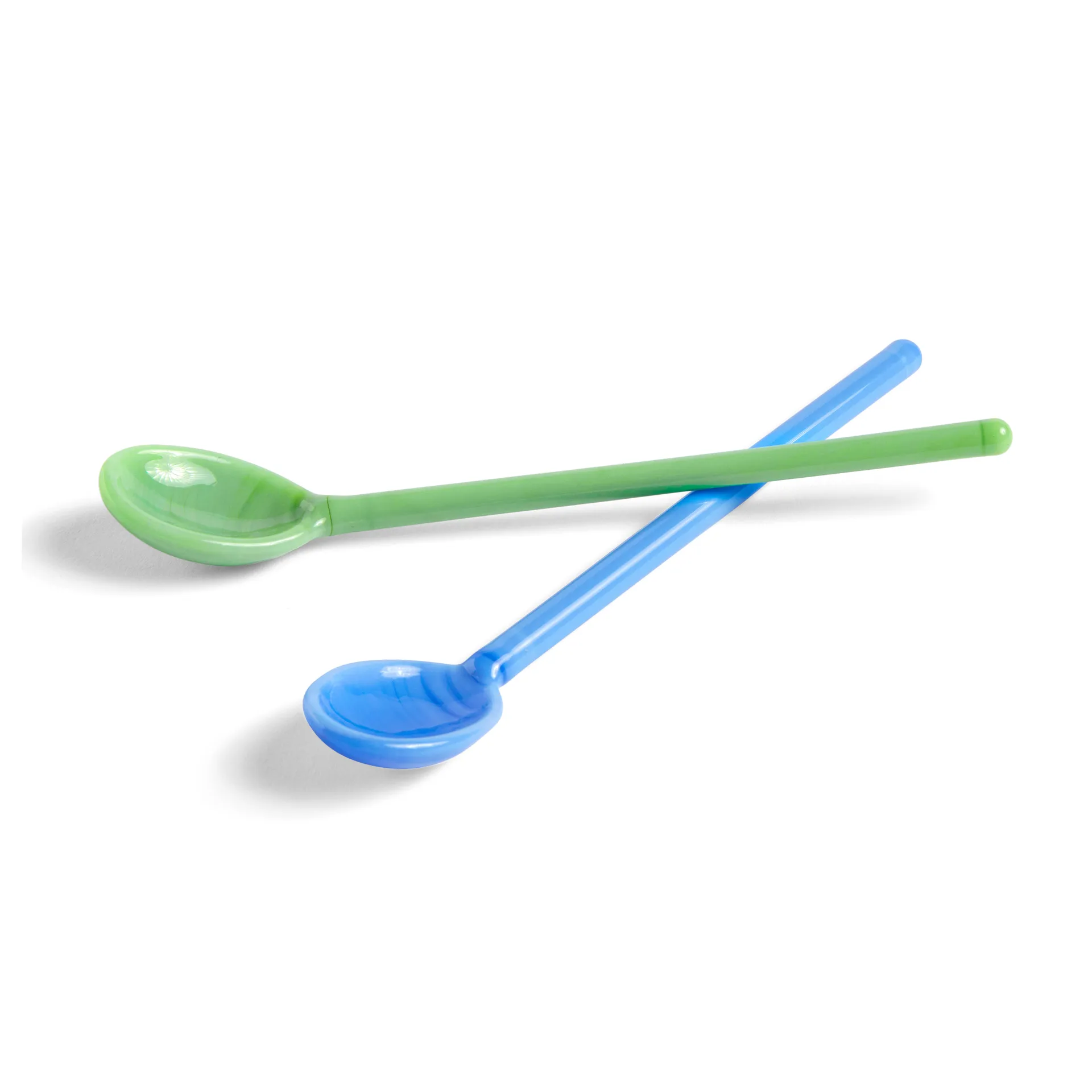 Mono glasske 2-pak, Sky blue/Green HAY