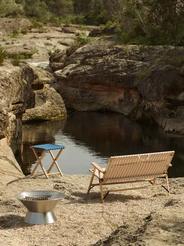 Outdoor Market grill - Rustfrit stål, Ø60 cm - HAY