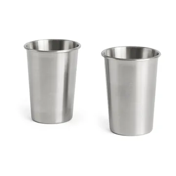 Outdoor Market krus - Rustfrit stål, 400 ml, 2-pak - HAY
