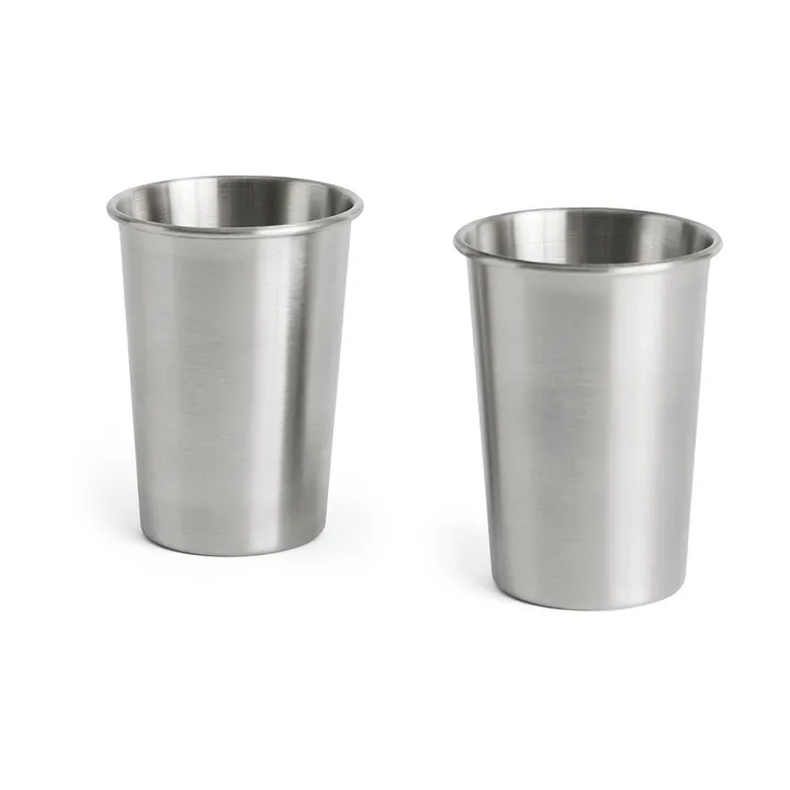 Outdoor Market krus - Rustfrit stål, 400 ml, 2-pak - HAY