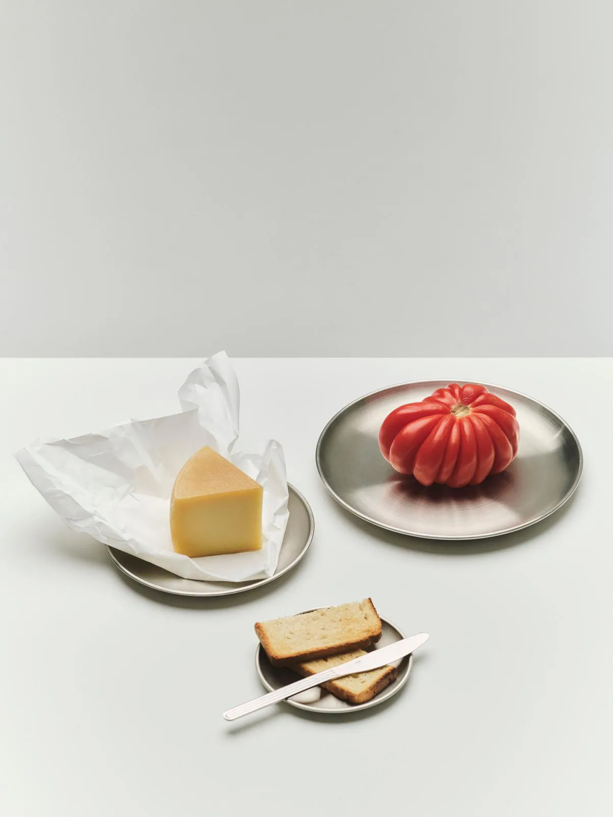 Outdoor Market tallerken, Rustfrit stål, Ø20 cm, 2-pak HAY