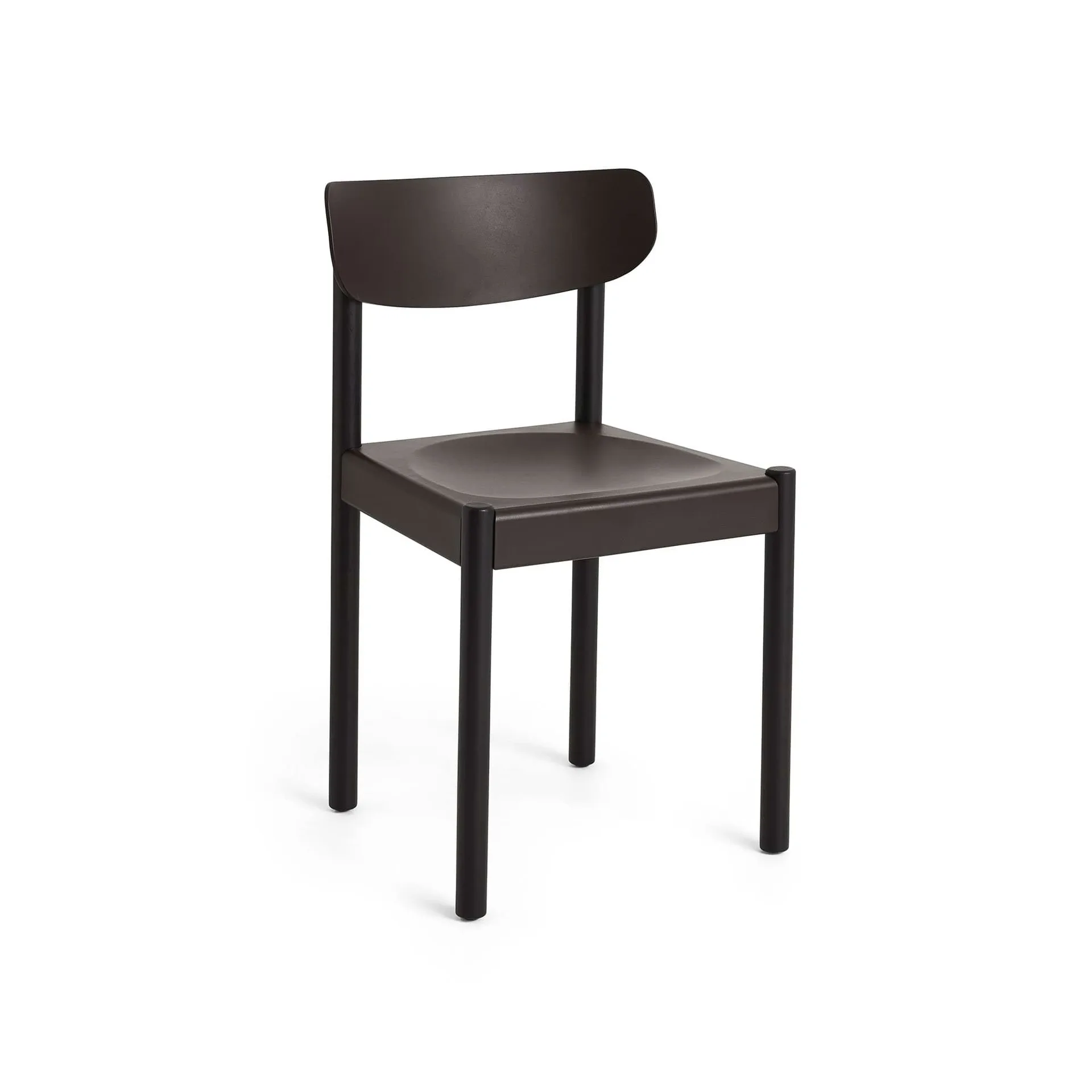 Pack Chair 10 stol, Iron black eg-graphite brown HAY