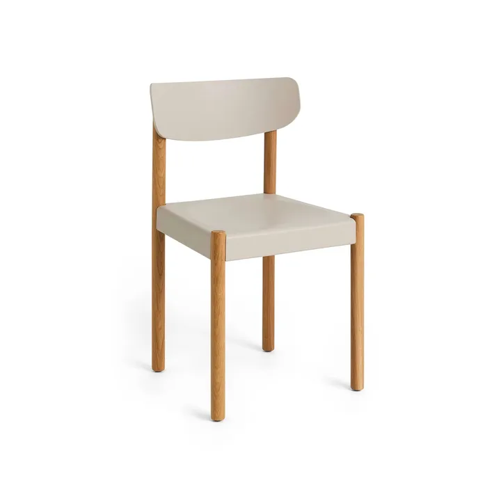 Pack Chair 10 stol - Oliebehandlet eg-chalk grey - HAY