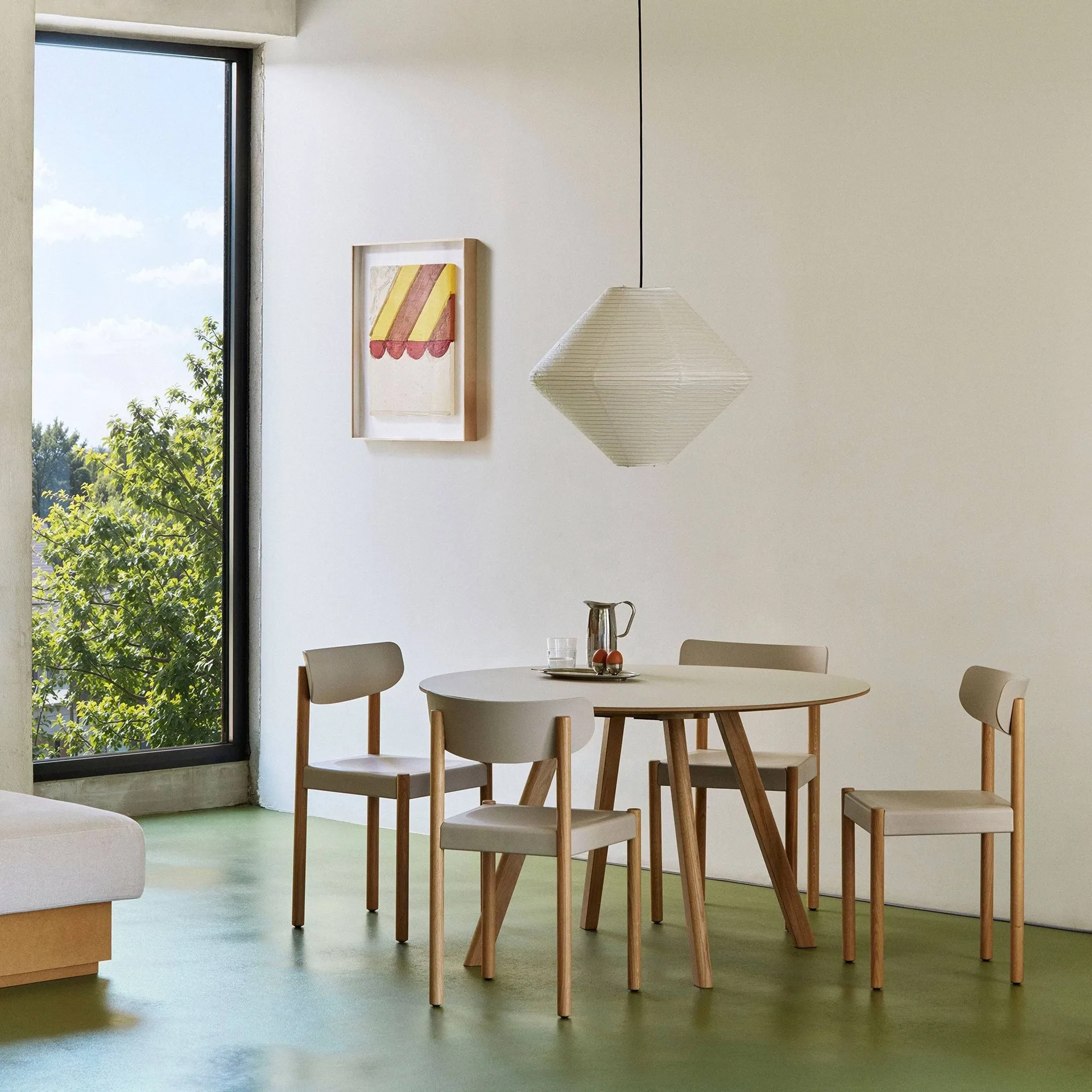 Pack Chair 10 stol, Oliebehandlet eg-chalk grey HAY