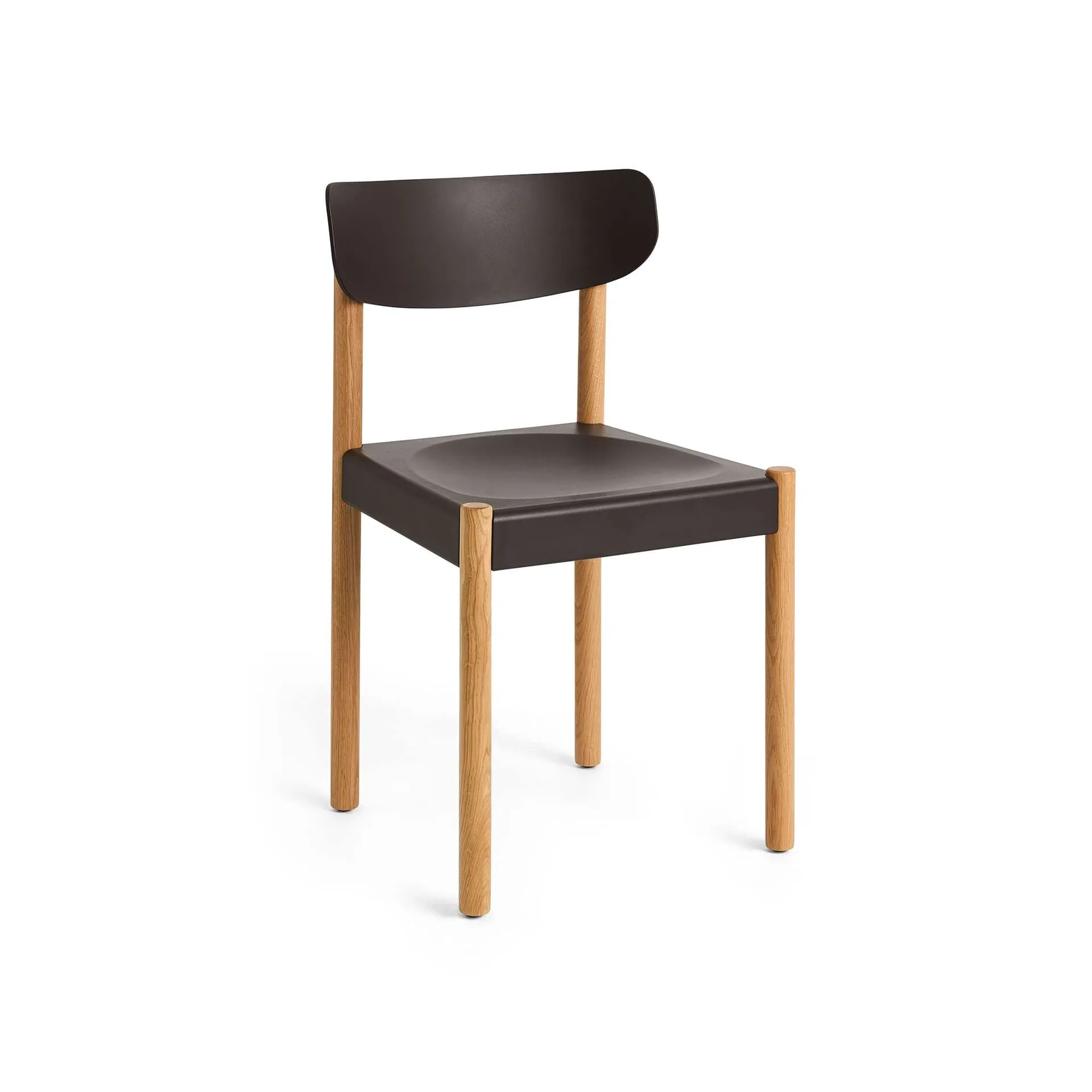 Pack Chair 10 stol, Oliebehandlet eg-graphite brown HAY