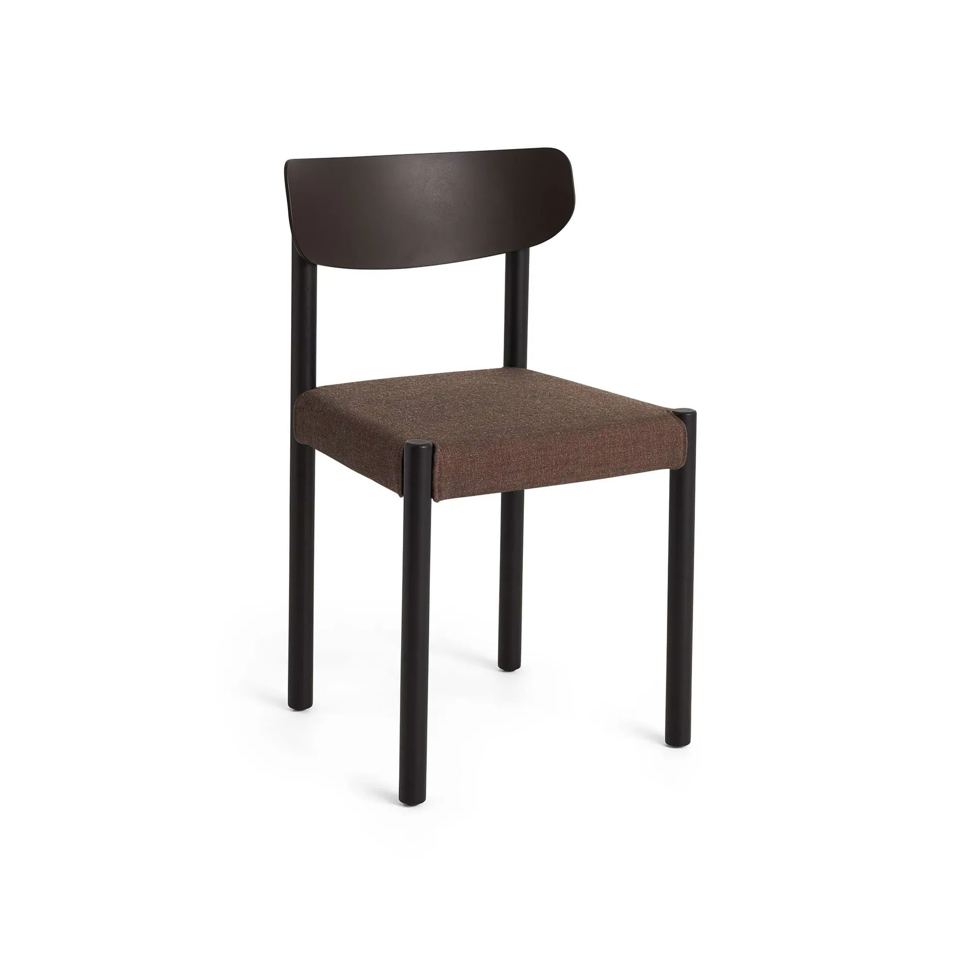 Pack Chair 11 stol, Iron black eg-graphite brown-Remix 356 HAY