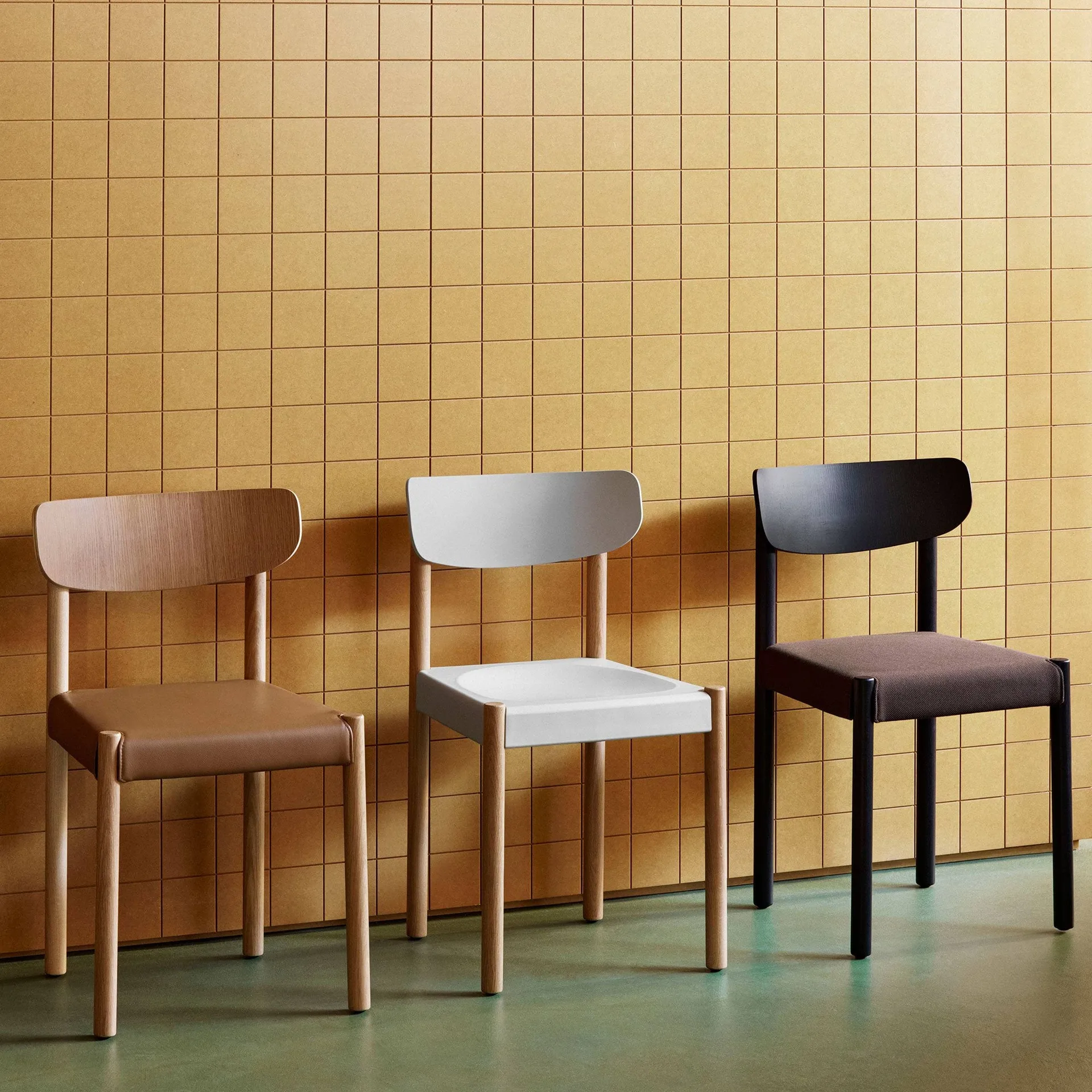 Pack Chair 11 stol, Oliebehandlet eg-ash blue-Steelcut 140 HAY