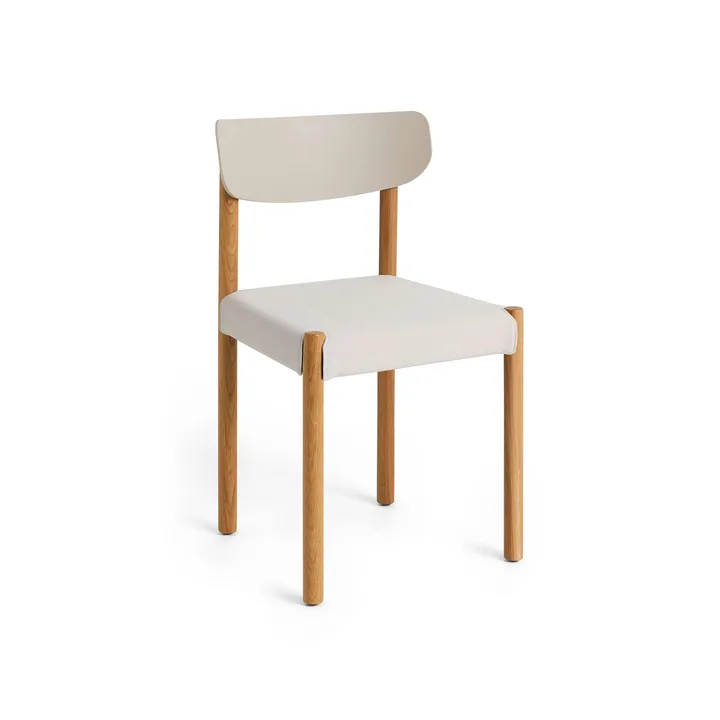 Pack Chair 11 stol - Oliebehandlet eg-chalk grey-Steelcut 220 - HAY