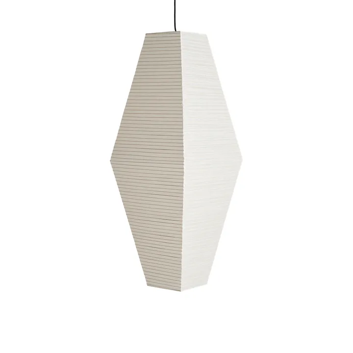 Paper Shade Prism lampeskærm - Classic white, 40x110 cm - HAY