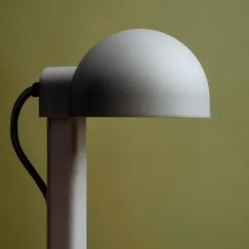 Posto bordlampe - Silver grey - HAY