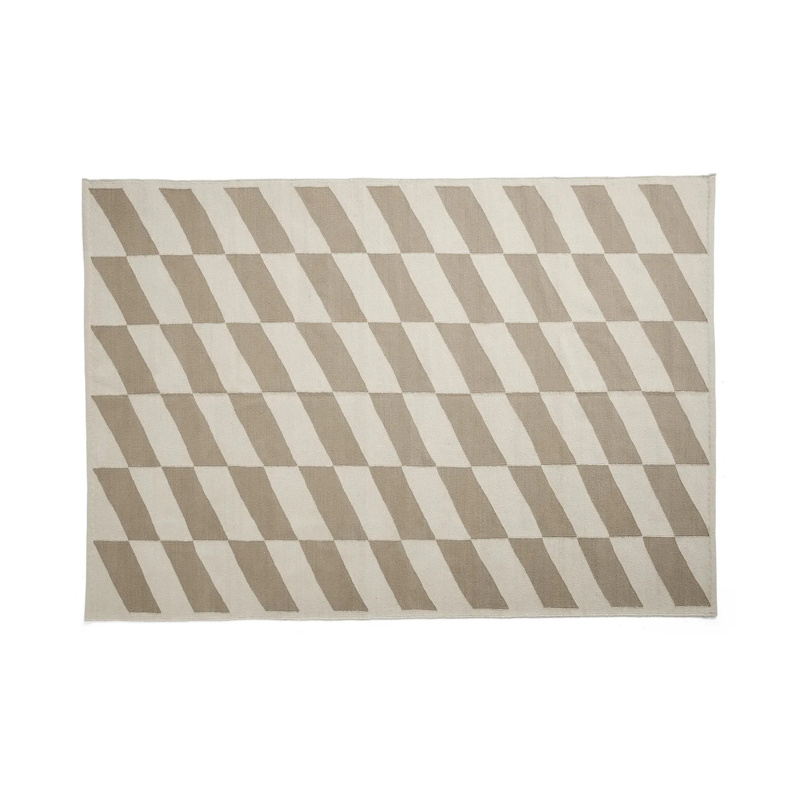 Shift Kelim tæppe 140x200 cm, Beige HAY