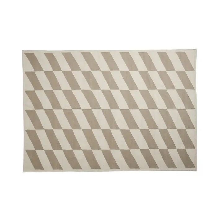 Shift Kelim tæppe 170x240 cm - Beige - HAY
