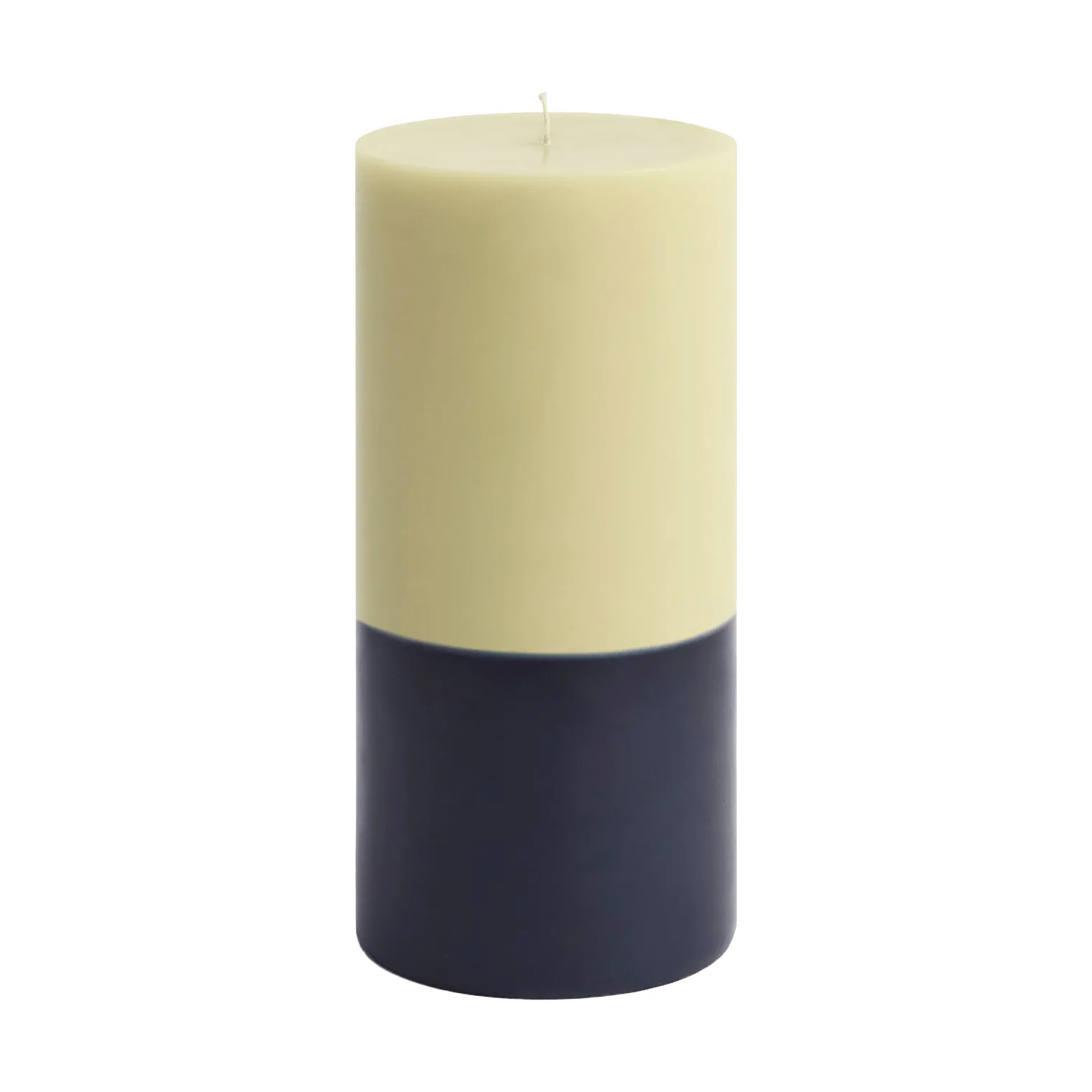 Silo Candle bloklys, Lime white-midnight blue, Ø9,5x20 cm HAY