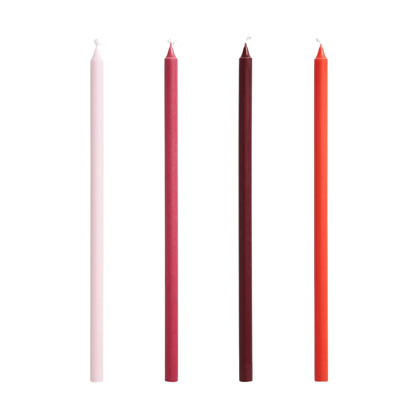 Slim lys 4-pak, Pink-red HAY
