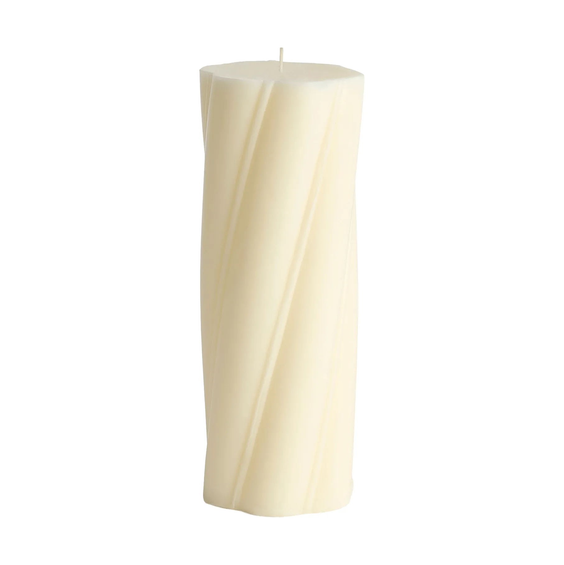Soft Serve Candle bloklys, Ivory, Ø9,5x24,5 cm HAY