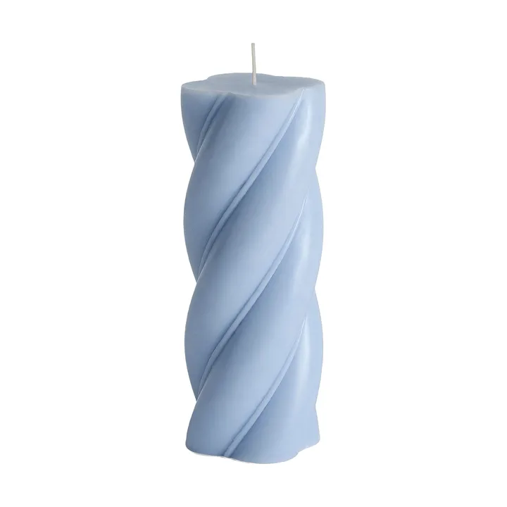 Soft Serve Candle bloklys - Light blue, Ø7,8x19,5 cm - HAY